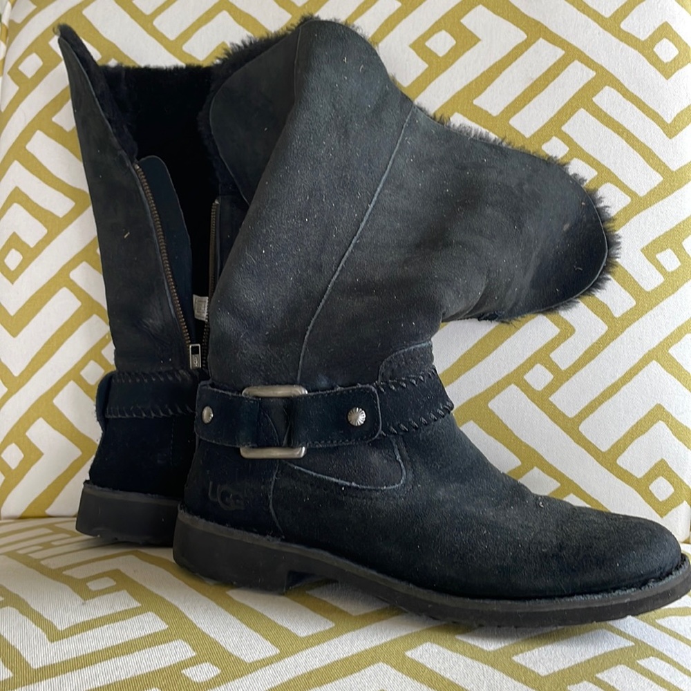 UGG | Braiden Convertible Suede Leather Boots 9.5